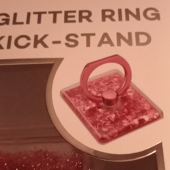 LAX GLITTER RING KICK STAND ROSE GOLD - Picture 5 of 6